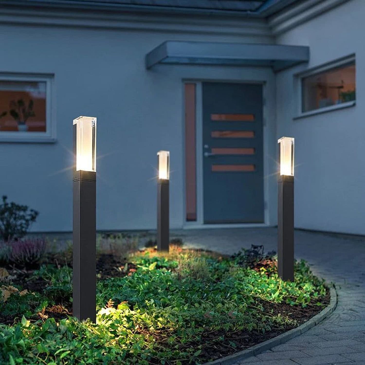 Фонарь Reluce 09977-0.7-001JH 0,6M LED7W BK RLOS