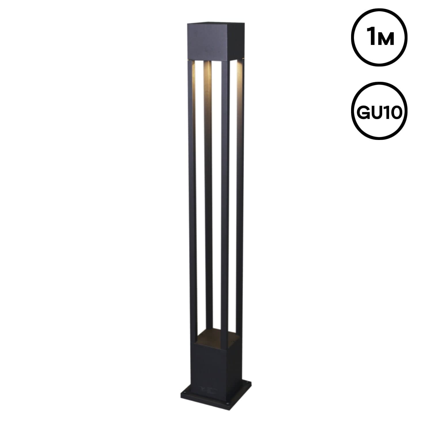 Фонарь Reluce 09960-0.7-001KT 1,0M GU10 BK