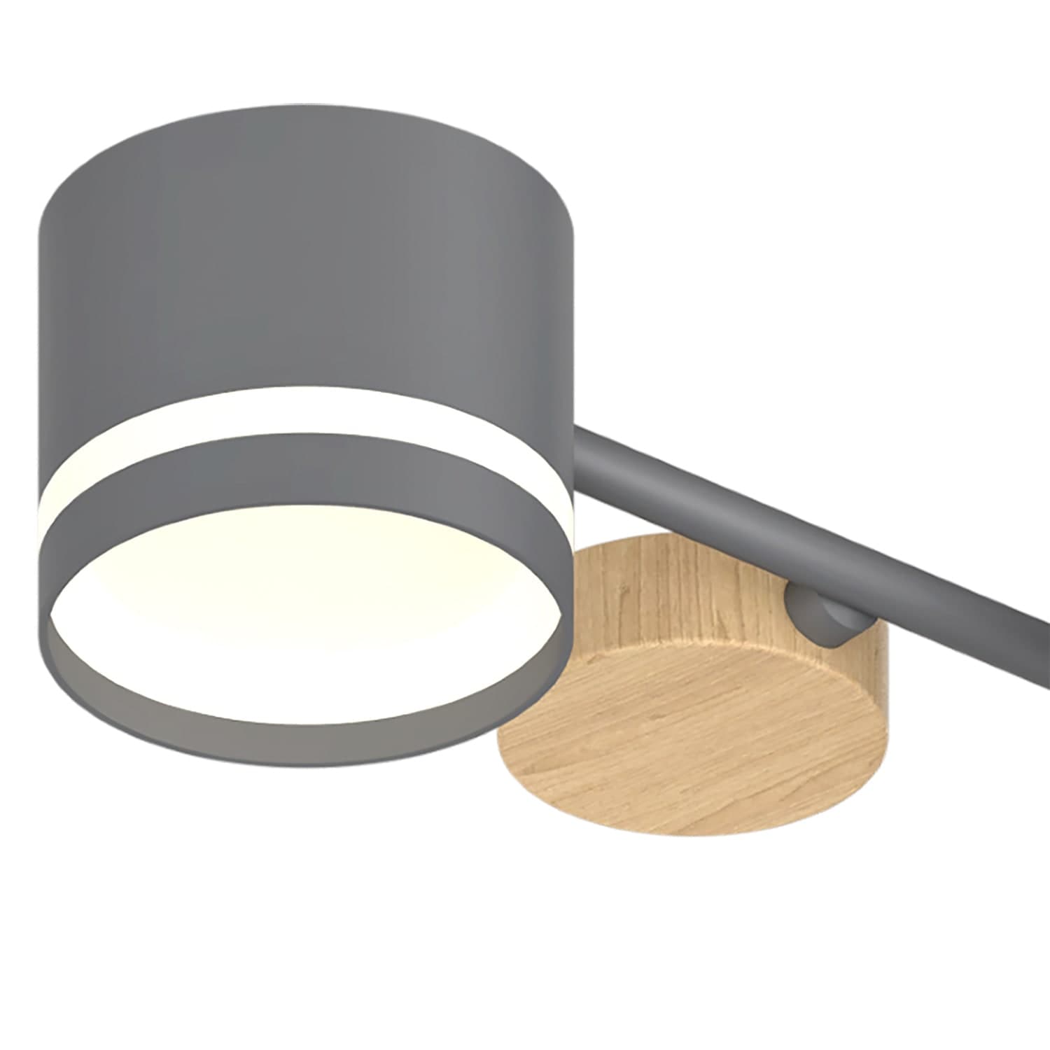 Светильник потолочный Reluce 68730-0.3-10 GX53 GREY+WOOD