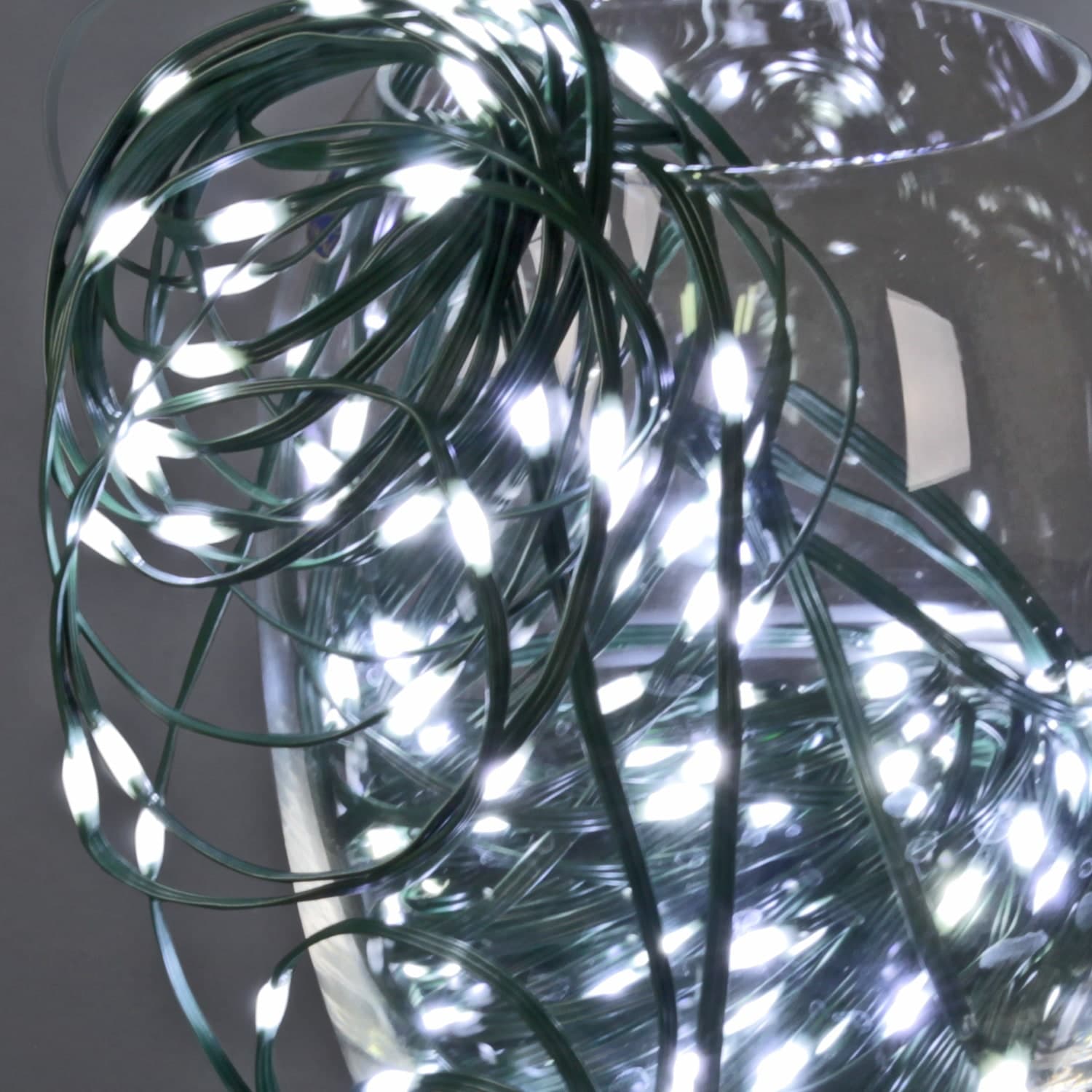 Гирлянда светодиодная, 30м, 300LED, "Капля", 220V, зеленый шлейф, с контроллером Sneha A-509A WT