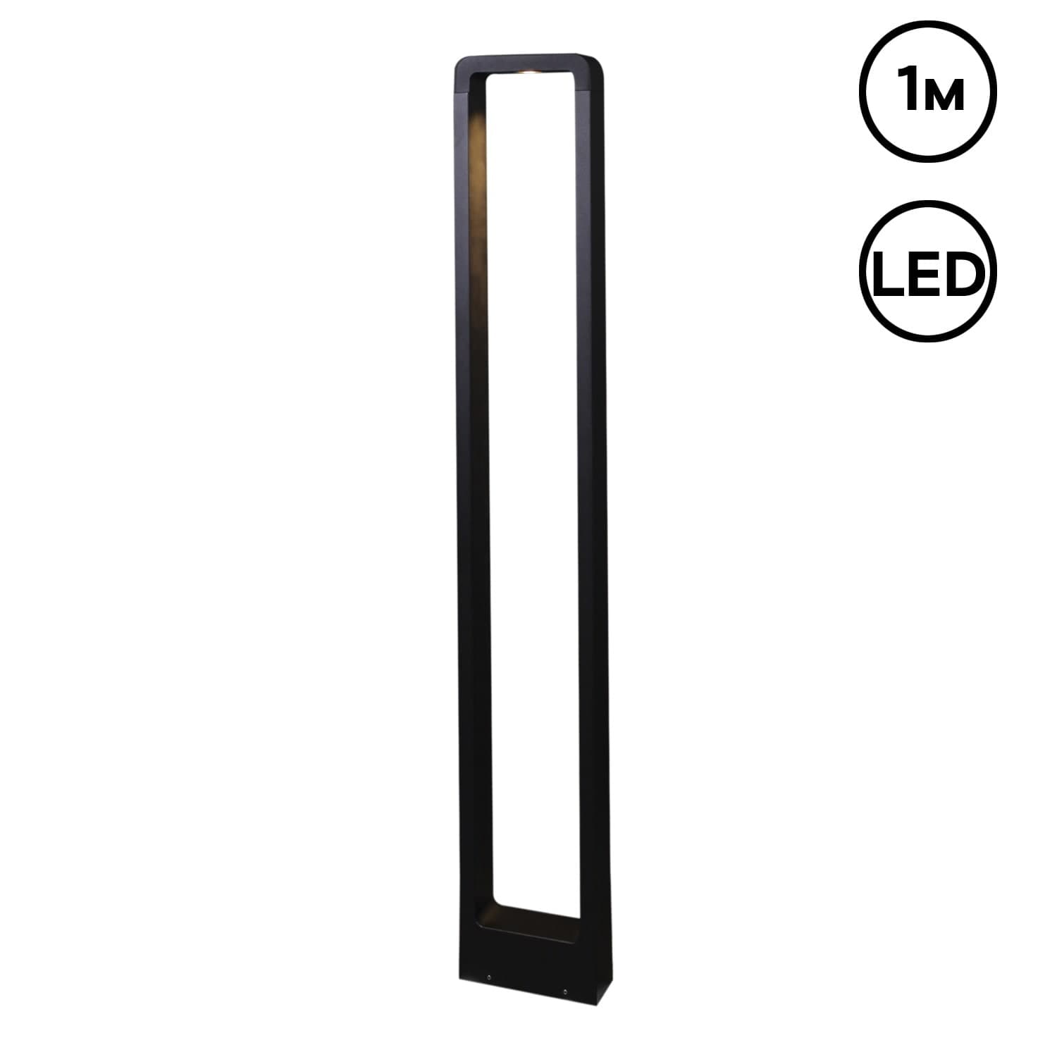Фонарь Reluce 09962-0.7-001JH 1,0M LED10W BK RLOS