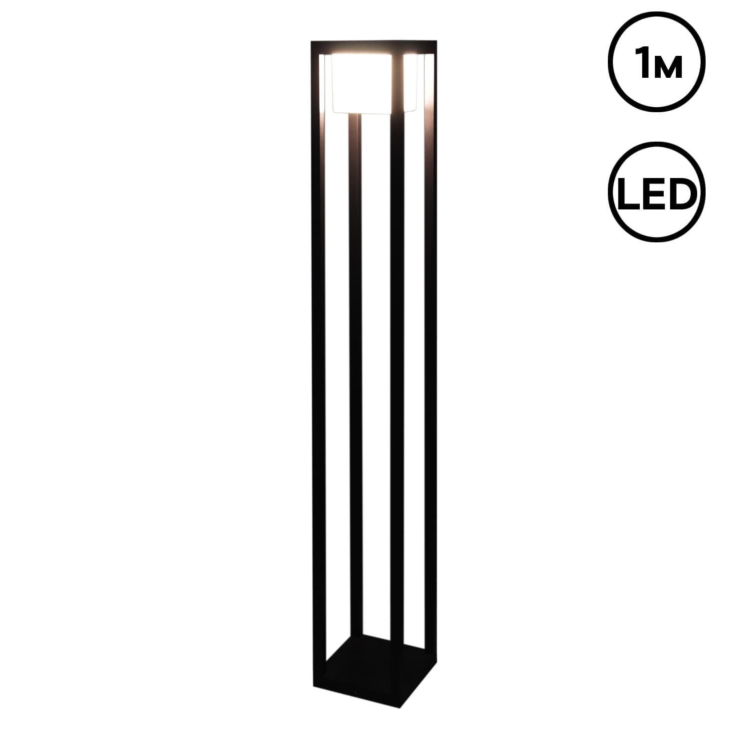 Фонарь Reluce 09978-0.7-001JH 1,0M LED12W BK RLOS