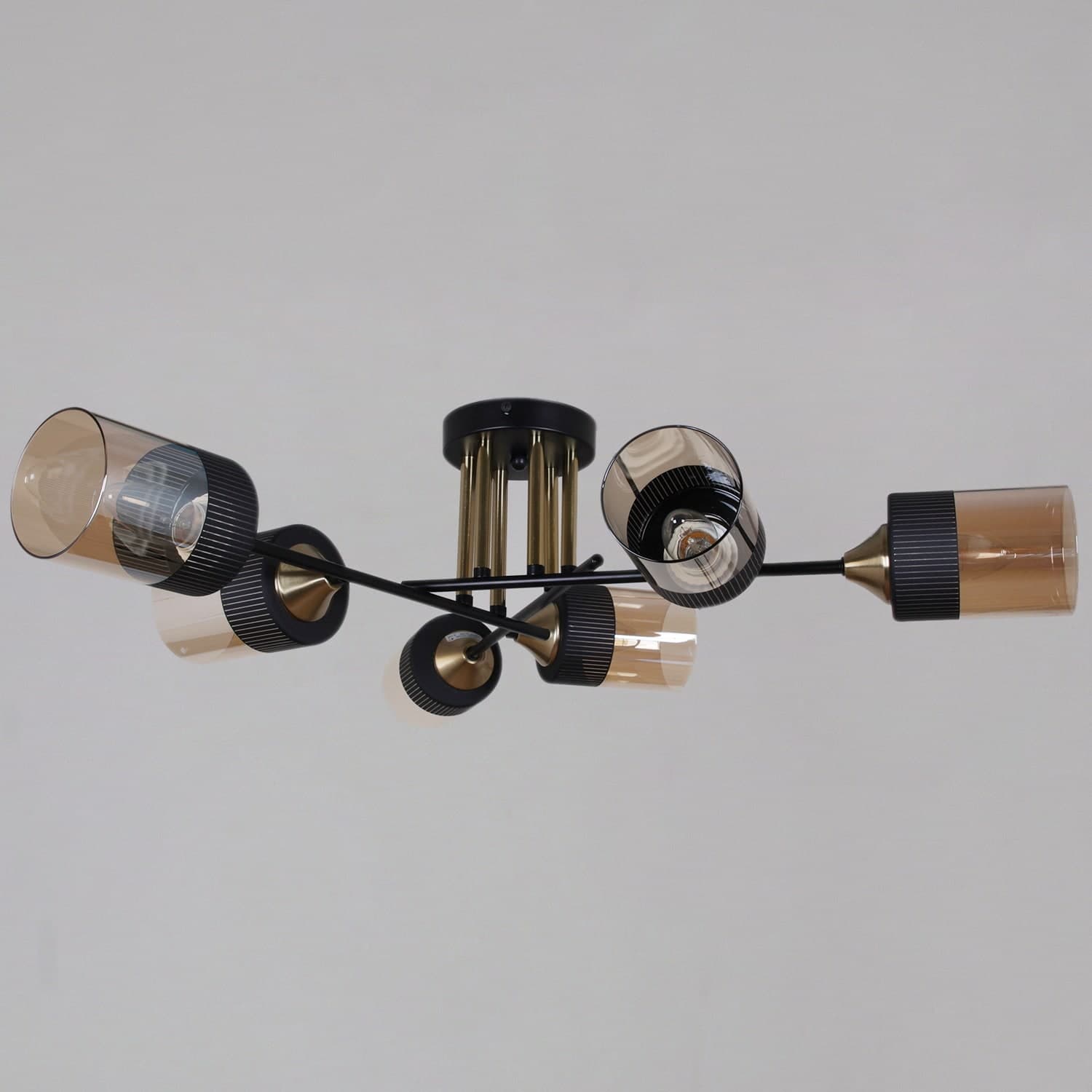 Светильник потолочный Reluce 48460-0.3-06 BK+COPPER