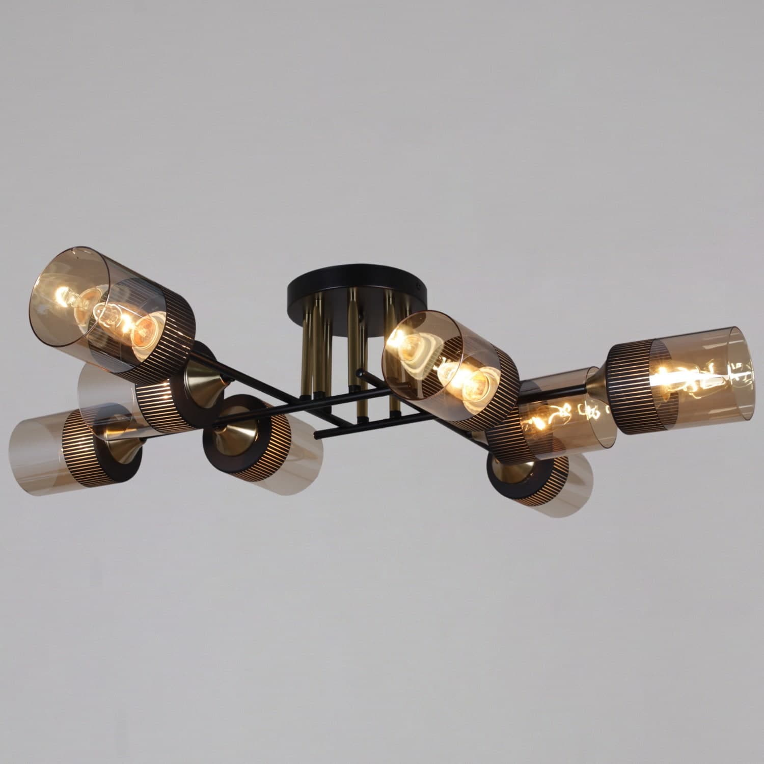 Светильник потолочный Reluce 48460-0.3-08 BK+COPPER
