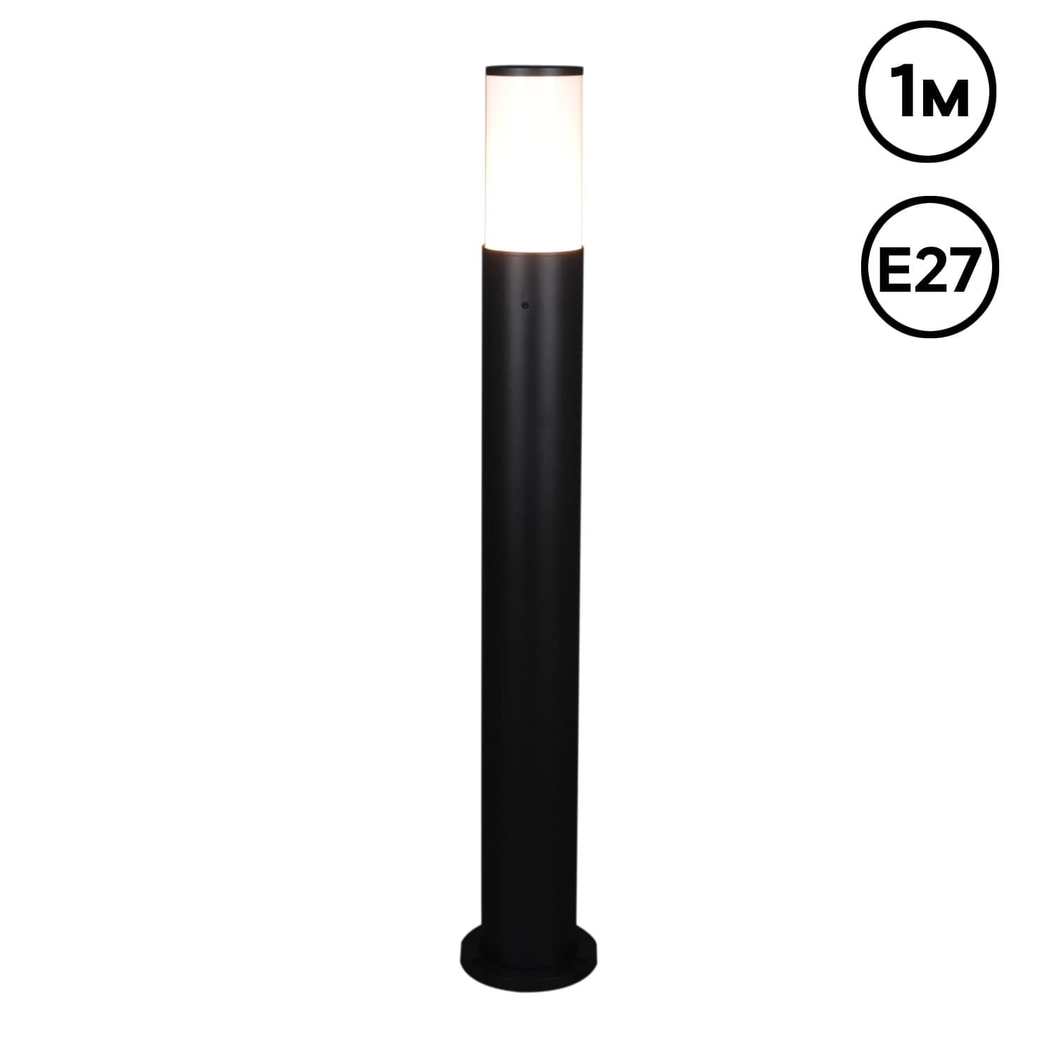 Фонарь Reluce 09984-0.7-001JH 1.0M E27 BK RLOS