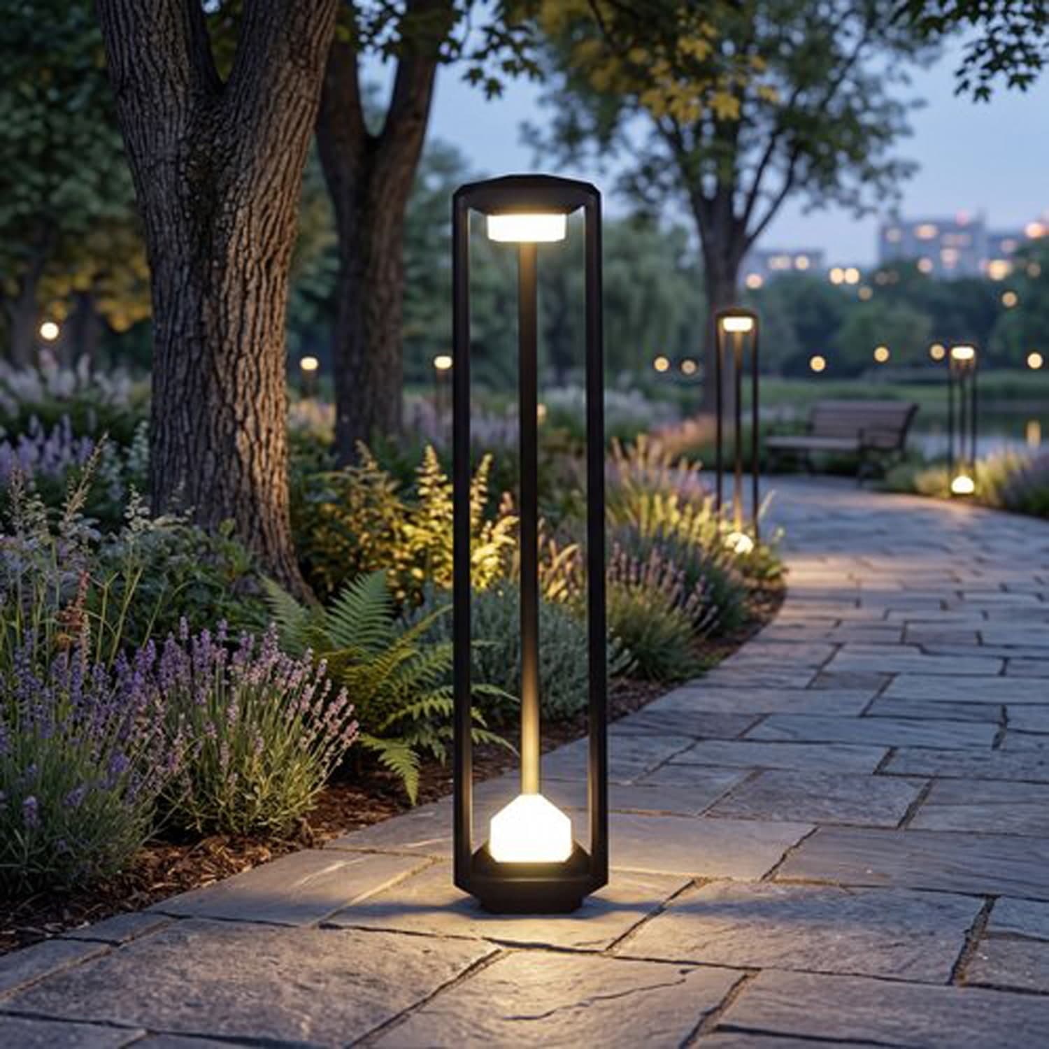 Фонарь Reluce 09987-0.7-001JH 0.8M LED2X6W BK RLOS