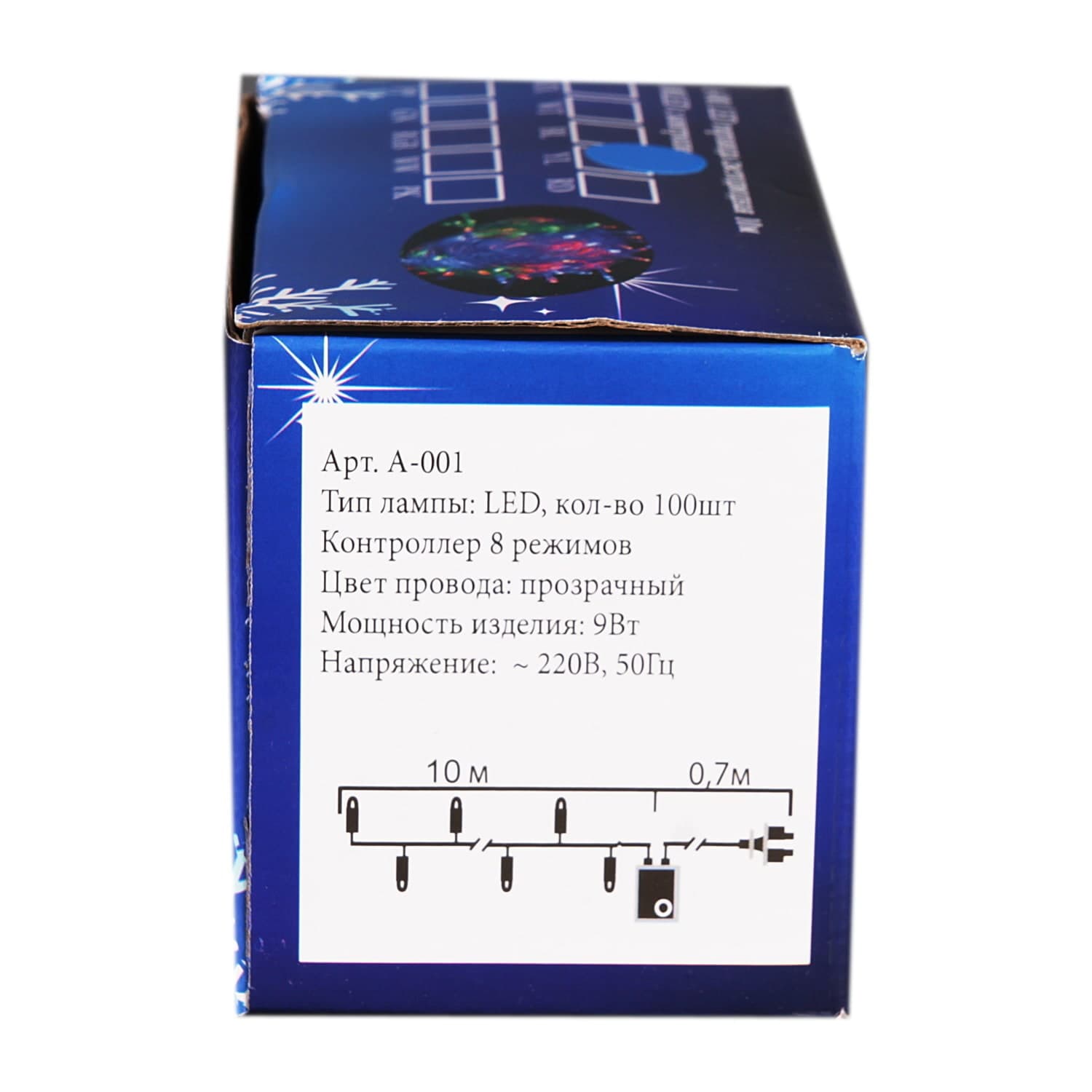 Гирлянда светодиодная 10м 100LED с контроллером Sneha A-001 LED GN