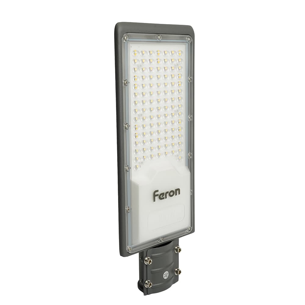 Светодиодный уличный консольный светильник Feron SP3033 100W 6400K 230V, серый