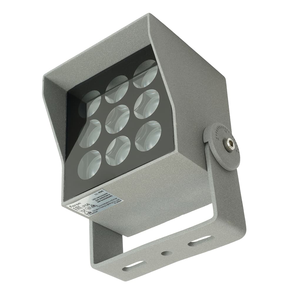Светодиодный светильник ландшафтно-архитектурный Feron LL-896 AC220-240 9W 6400K IP66 квадрат