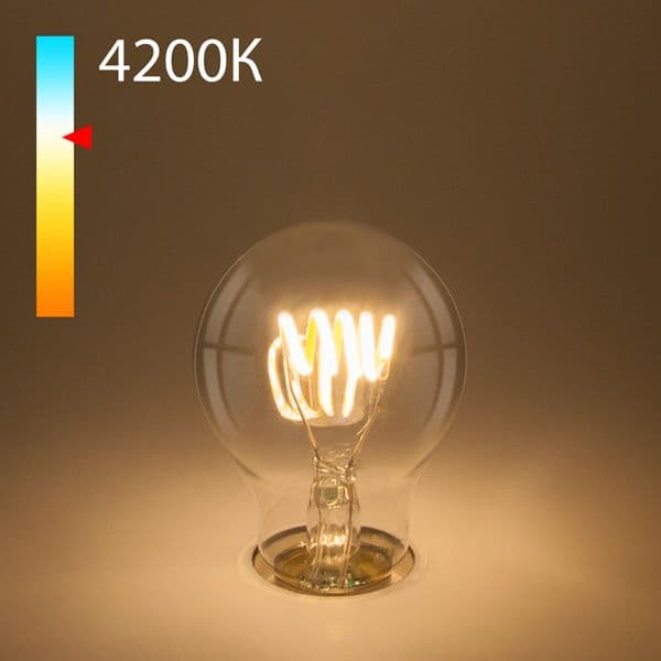 Филаментная светодиодная лампа A60 6W 4200K E27 BLE2708