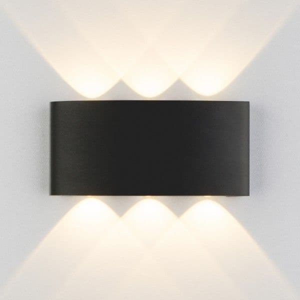 Пылевлагозащищенный светодиодный светильник Twinky Trio чёрный IP54 1551 Techno LED чёрный