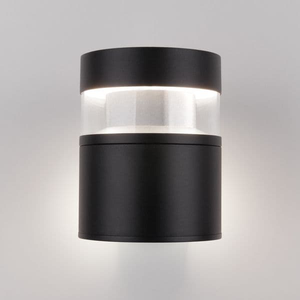 Уличный настенный светодиодный светильник Черный 1530 TECHNO LED черный