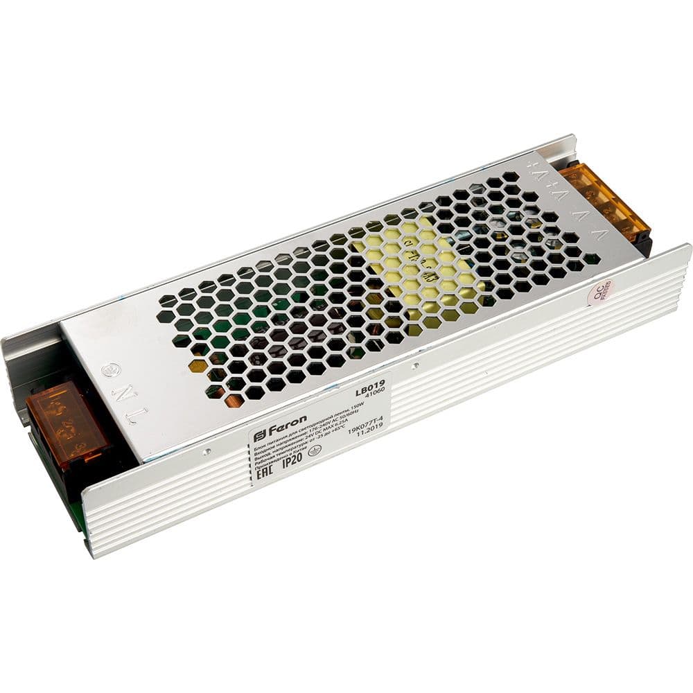 Трансформатор электронный для светодиодной ленты 150W 24V (драйвер), LB019 по цене 1 244 ₽ купить в официальном магазине производителя с доставкой.
