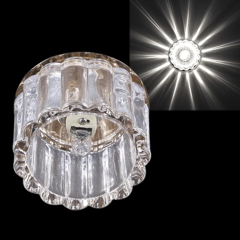 Светильник точечный Sneha 131061/CT G9 GD/CL