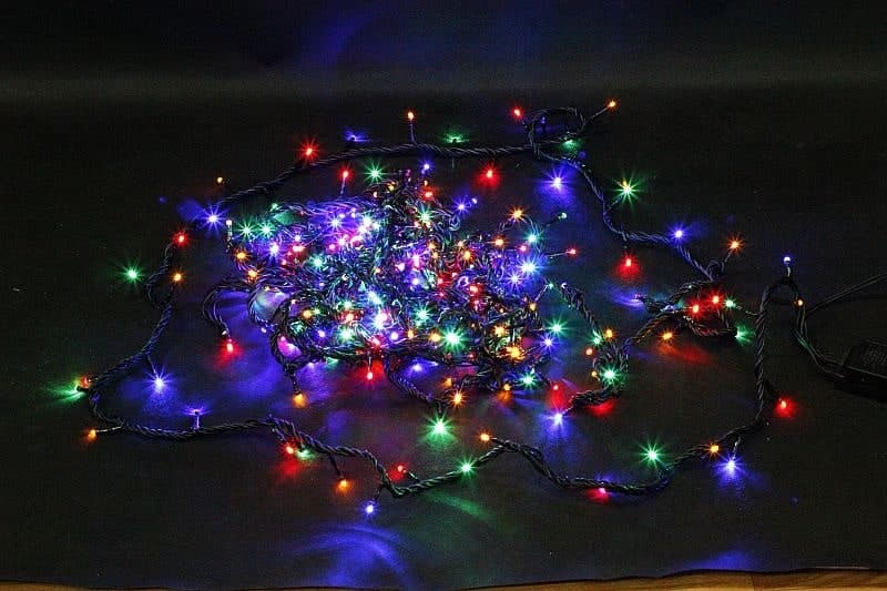 Гирлянда светодиодная30м 300LED с контроллером влагозащищенная Sneha A-047 MIX