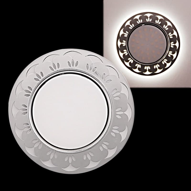Светильник точечный Reluce 53428-9.0-001GP GX53+LED5W CR