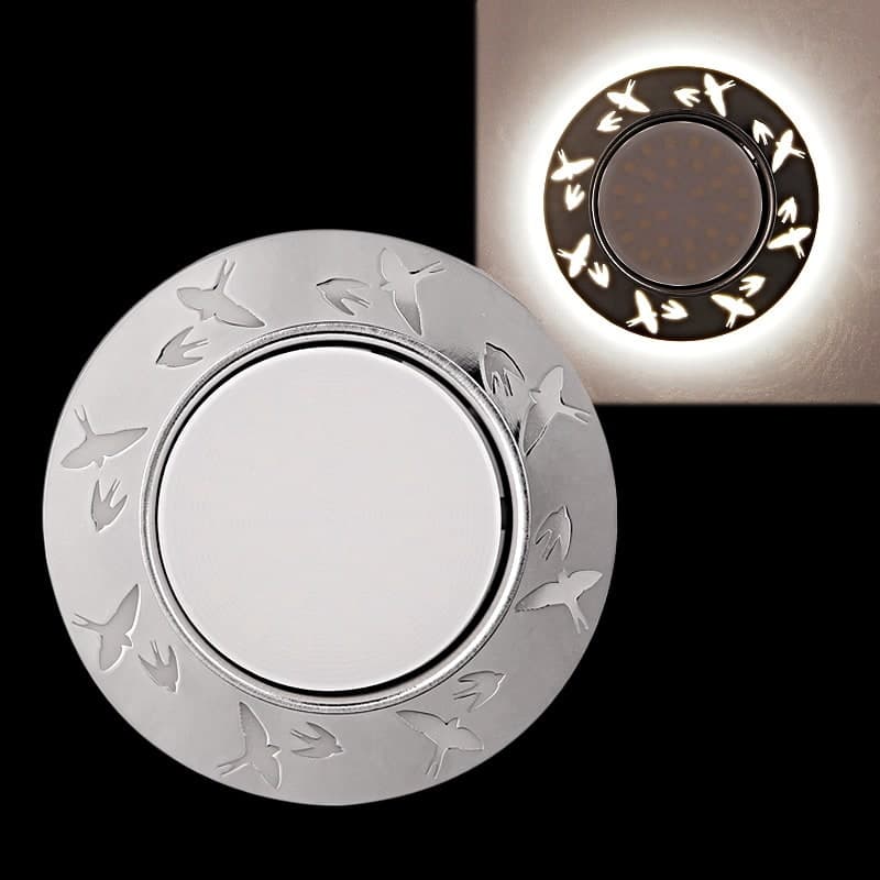 Светильник точечный Reluce 53430-9.0-001GP GX53+LED5W CR