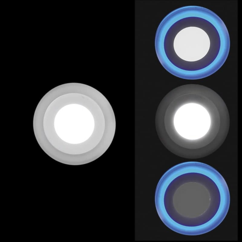 Панель светодиодная Reluce 70503-9.0-001TM LED3+2W WH/DL+BL (6500K+BLUE)
