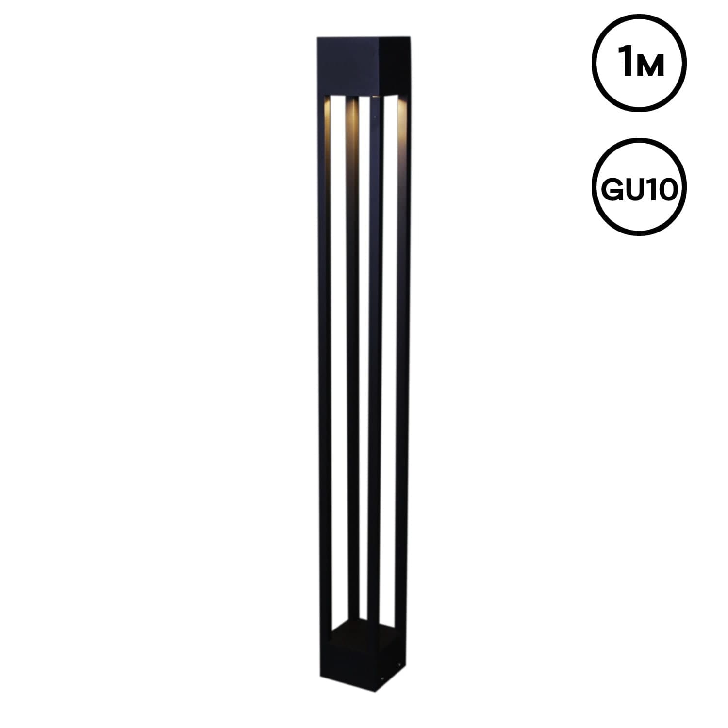 Фонарь Reluce 09970-0.7-001KT 1,0M GU10 BK