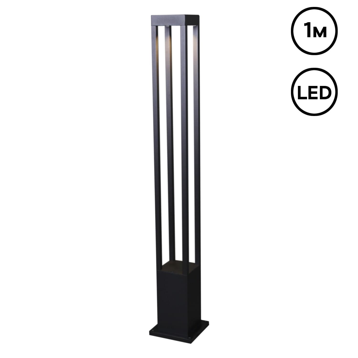 Фонарь Reluce 09960-0.7-001JH 1,0M LED7W BK RLOS